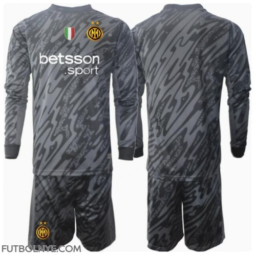 Camiseta Inter Milan Portero Tercera Equipación para niños 2024-25 manga larga (+ pantalones cortos)